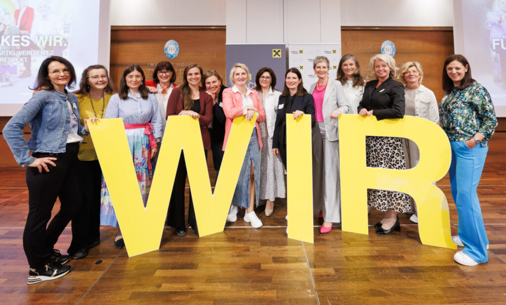 Weibliches Engagement für Raiffeisen