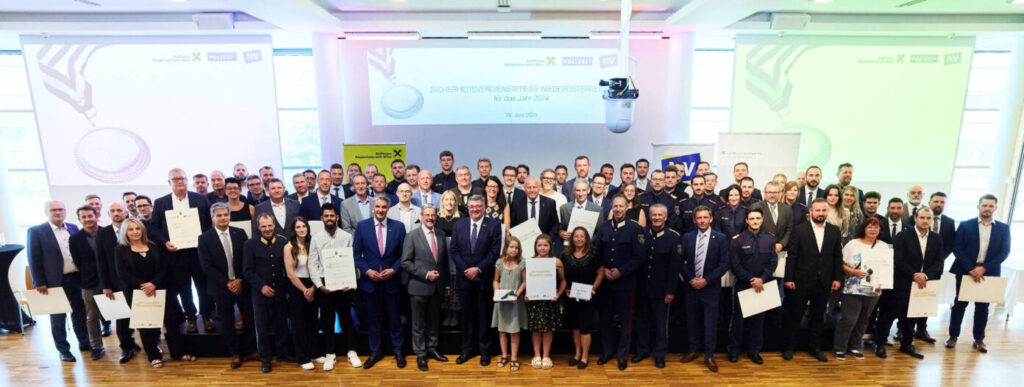 Sicherheitsverdienstpreis: Geeinte Kräfte für mehr Sicherheit